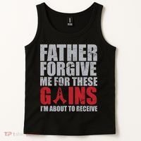 Father Forgive Me For These Gains  Tank Top thumb 2