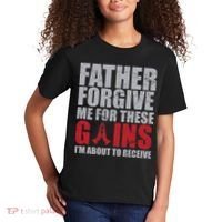 Father Forgive Me For These Gains  Kids T-Shirt thumb 2