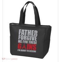 Father Forgive Me For These Gains  Tote Bag thumb 3