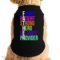 Father Funny Patient Strong Hero Provider Doggie Tank thumb 0