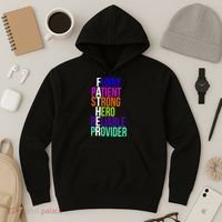 Father Funny Patient Strong Hero Provider Hoodie thumb 3