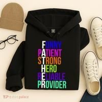 Father Funny Patient Strong Hero Provider Hoodie thumb 4