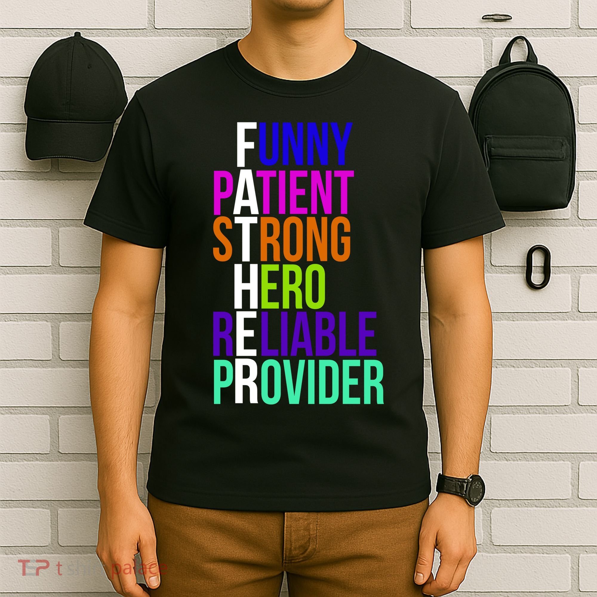 Father Funny Patient Strong Hero Provider T-Shirt