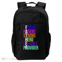 Father Funny Patient Strong Hero Provider Backpack thumb 0