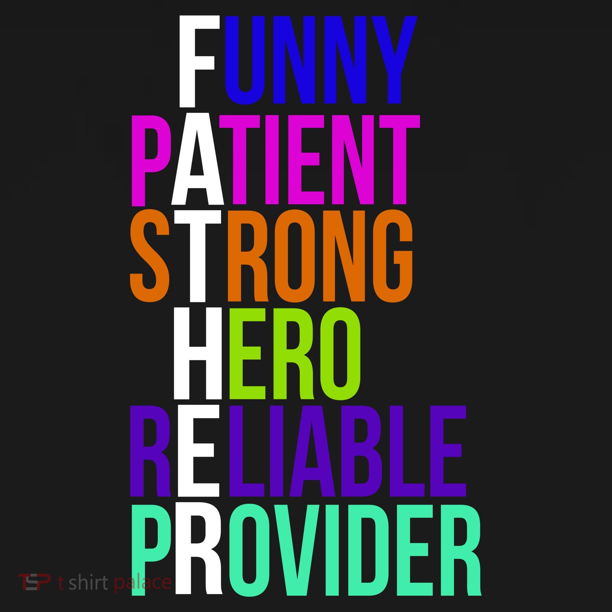 Father Funny Patient Strong Hero Provider Coaster
