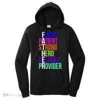 Father Funny Patient Strong Hero Provider Women's Hoodie thumb 0