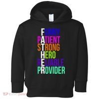 Father Funny Patient Strong Hero Provider Toddler Hoodie thumb 0