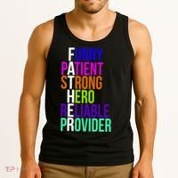 Father Funny Patient Strong Hero Provider Tank Top thumb 3