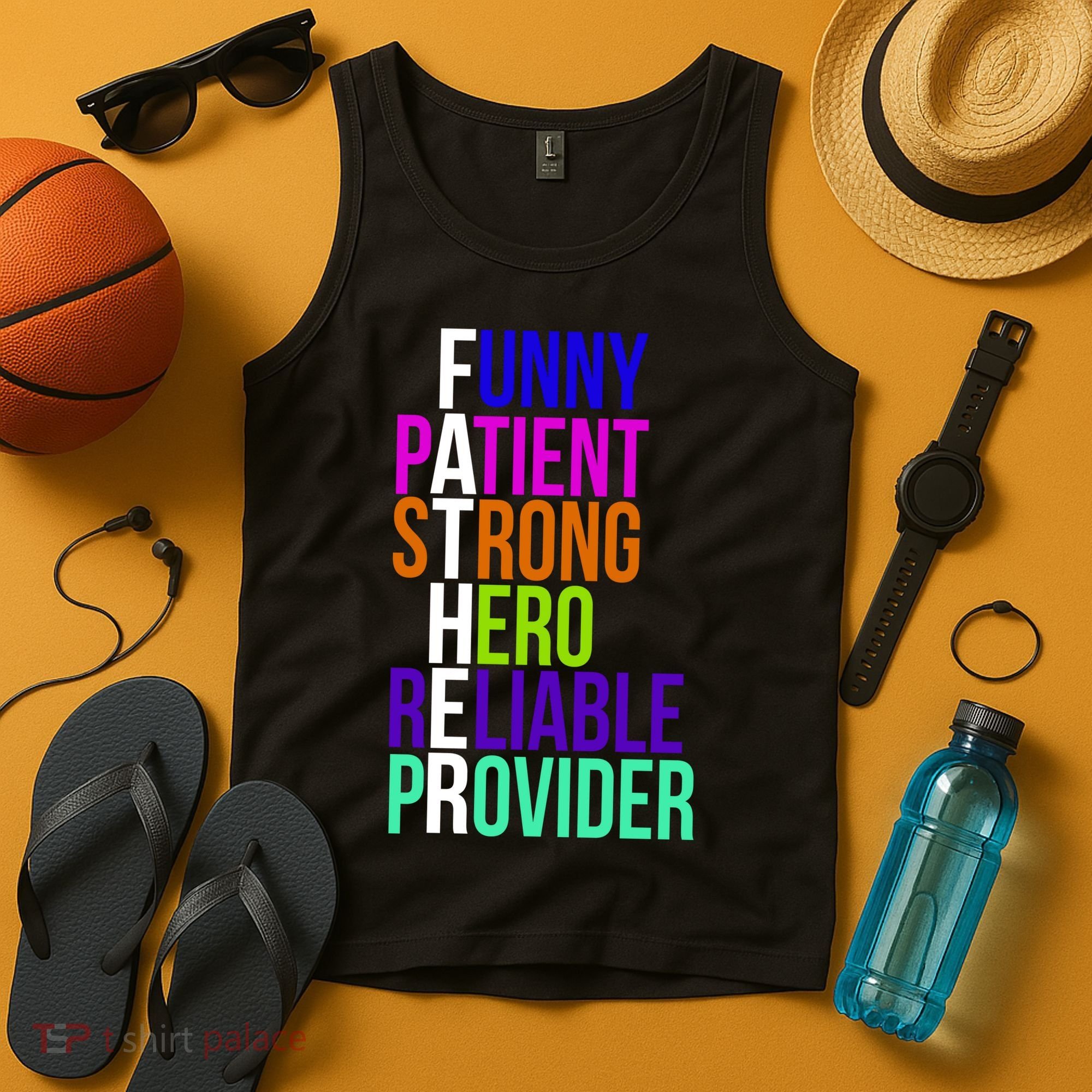 Father Funny Patient Strong Hero Provider Tank Top