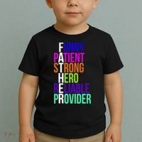 Father Funny Patient Strong Hero Provider Toddler T-Shirt thumb 2