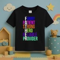 Father Funny Patient Strong Hero Provider Toddler T-Shirt thumb 3