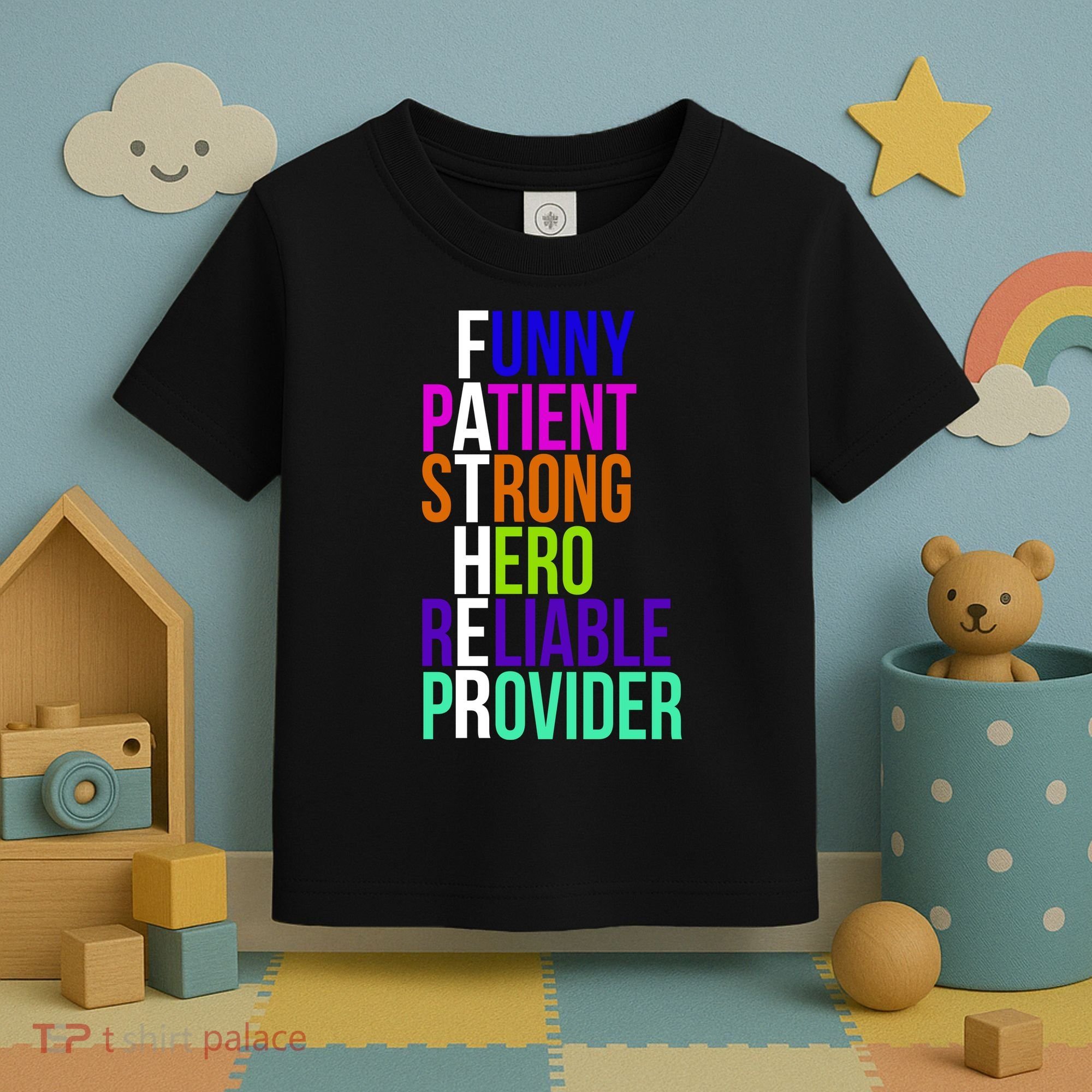 Father Funny Patient Strong Hero Provider Toddler T-Shirt