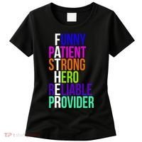 Father Funny Patient Strong Hero Provider Women's T-Shirt thumb 0