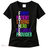 Father Funny Patient Strong Hero Provider Women's T-Shirt thumb 0
