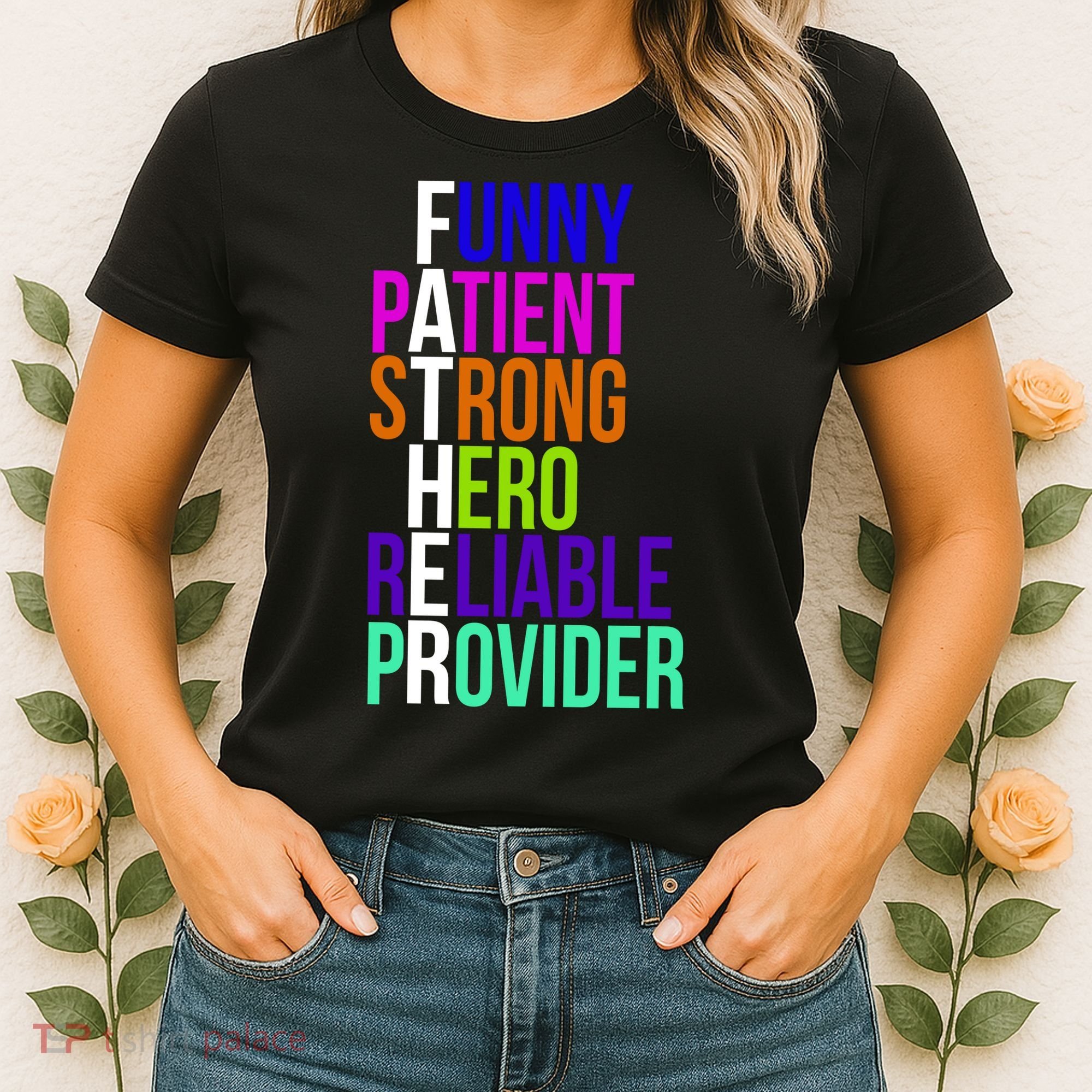 Father Funny Patient Strong Hero Provider Women's T-Shirt
