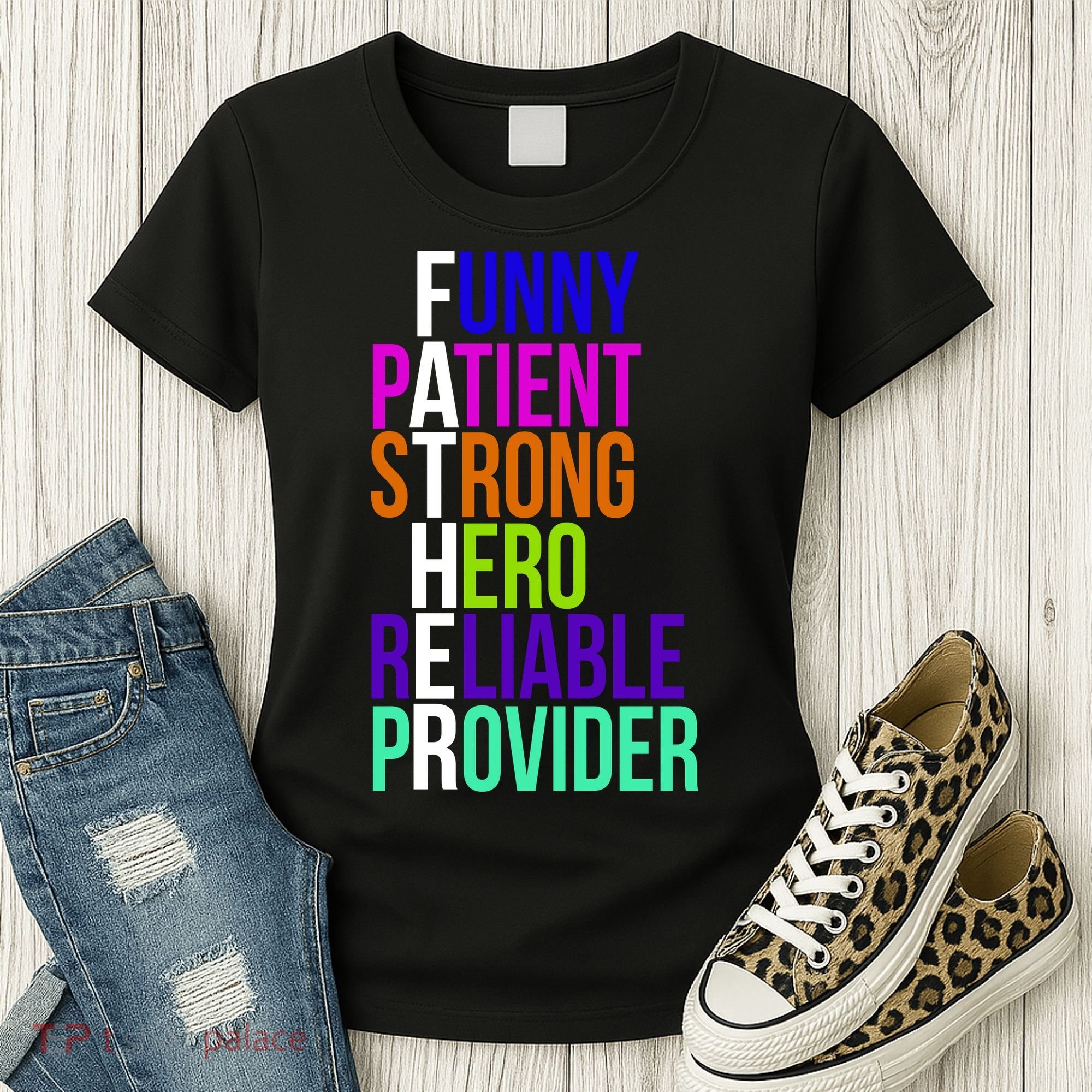 Father Funny Patient Strong Hero Provider Women's T-Shirt