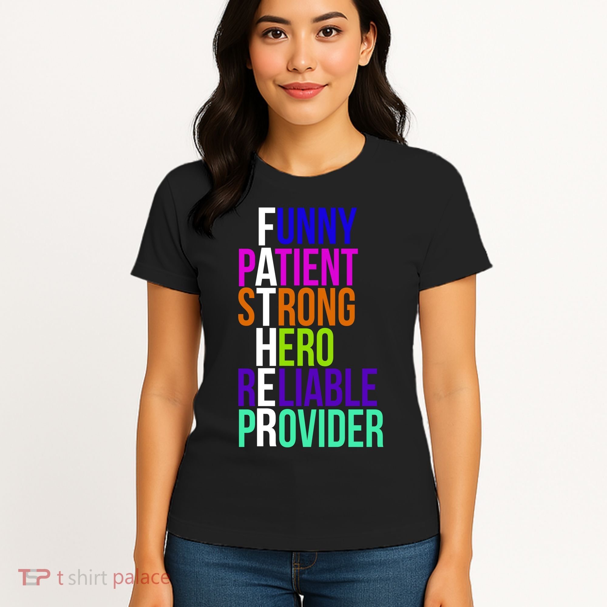 Father Funny Patient Strong Hero Provider Women's T-Shirt