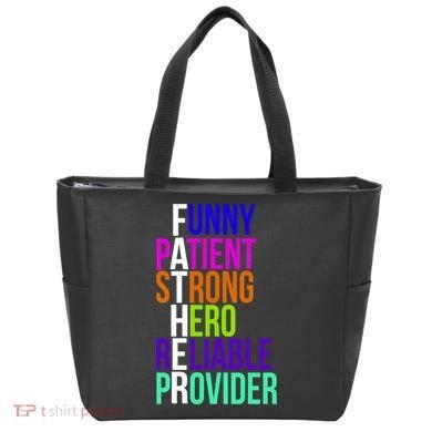 Father Funny Patient Strong Hero Provider Tote Bag