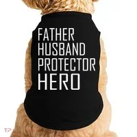 Father Husband Protector Hero Doggie Tank thumb 0