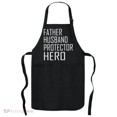 Father Husband Protector Hero Apron