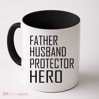 Father Husband Protector Hero Coffee Mug thumb 0