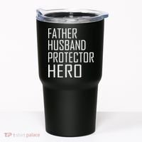 Father Husband Protector Hero Tumbler thumb 0