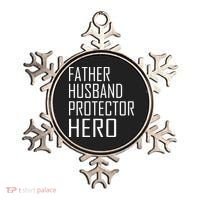 Father Husband Protector Hero Ornament thumb 0
