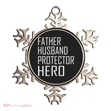 Father Husband Protector Hero Ornament