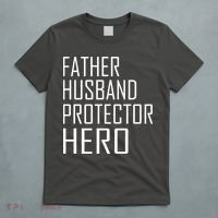 Father Husband Protector Hero T-Shirt thumb 5