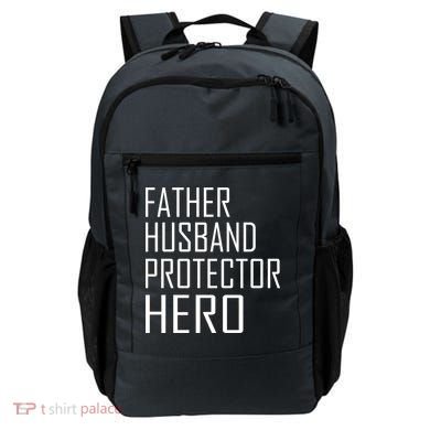 Father Husband Protector Hero Backpack