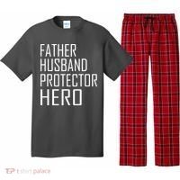 Father Husband Protector Hero Pajama Set thumb 0