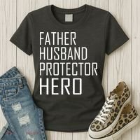 Father Husband Protector Hero Women's T-Shirt thumb 3