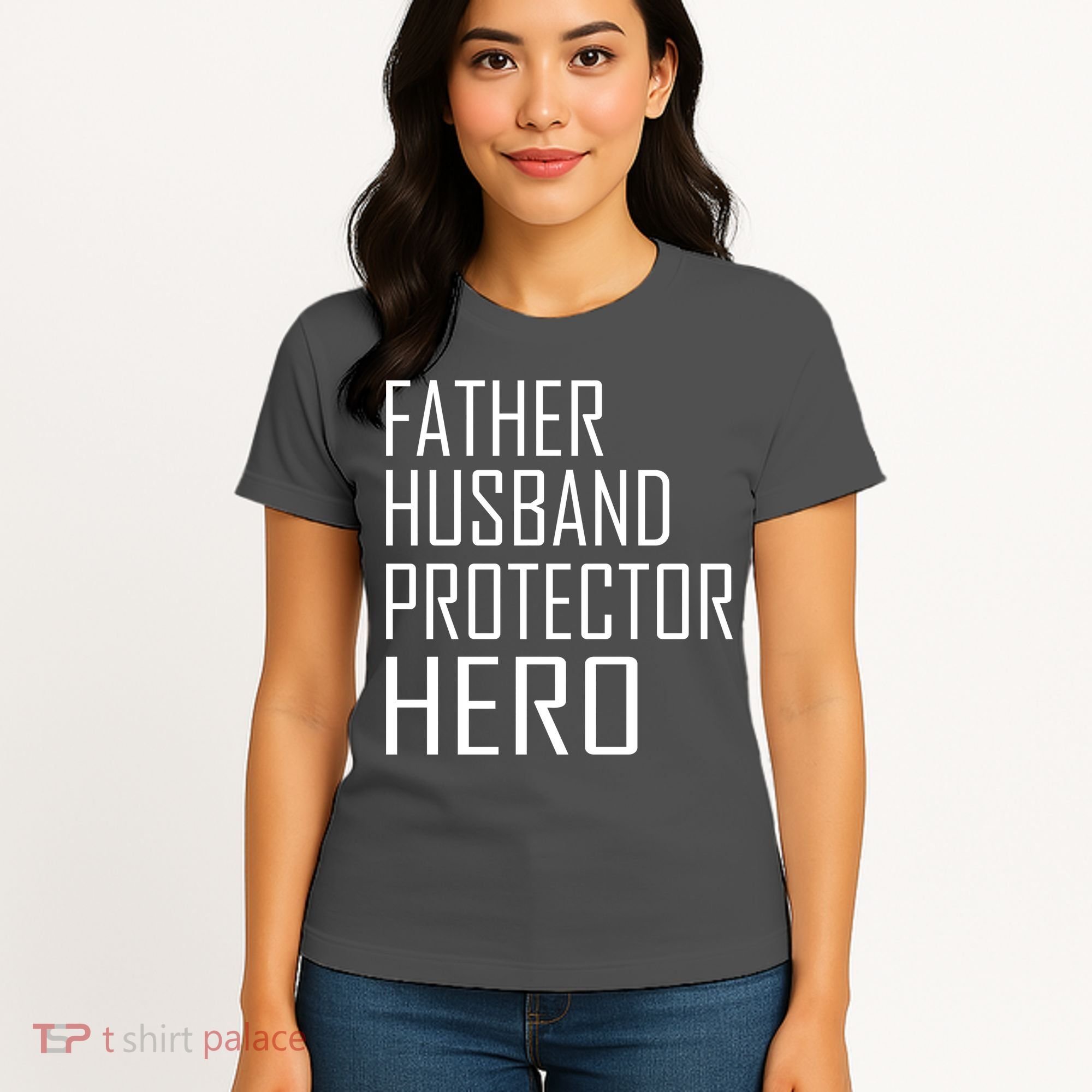 Father Husband Protector Hero Women's T-Shirt