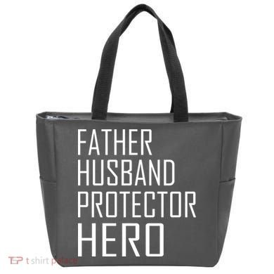 Father Husband Protector Hero Tote Bag