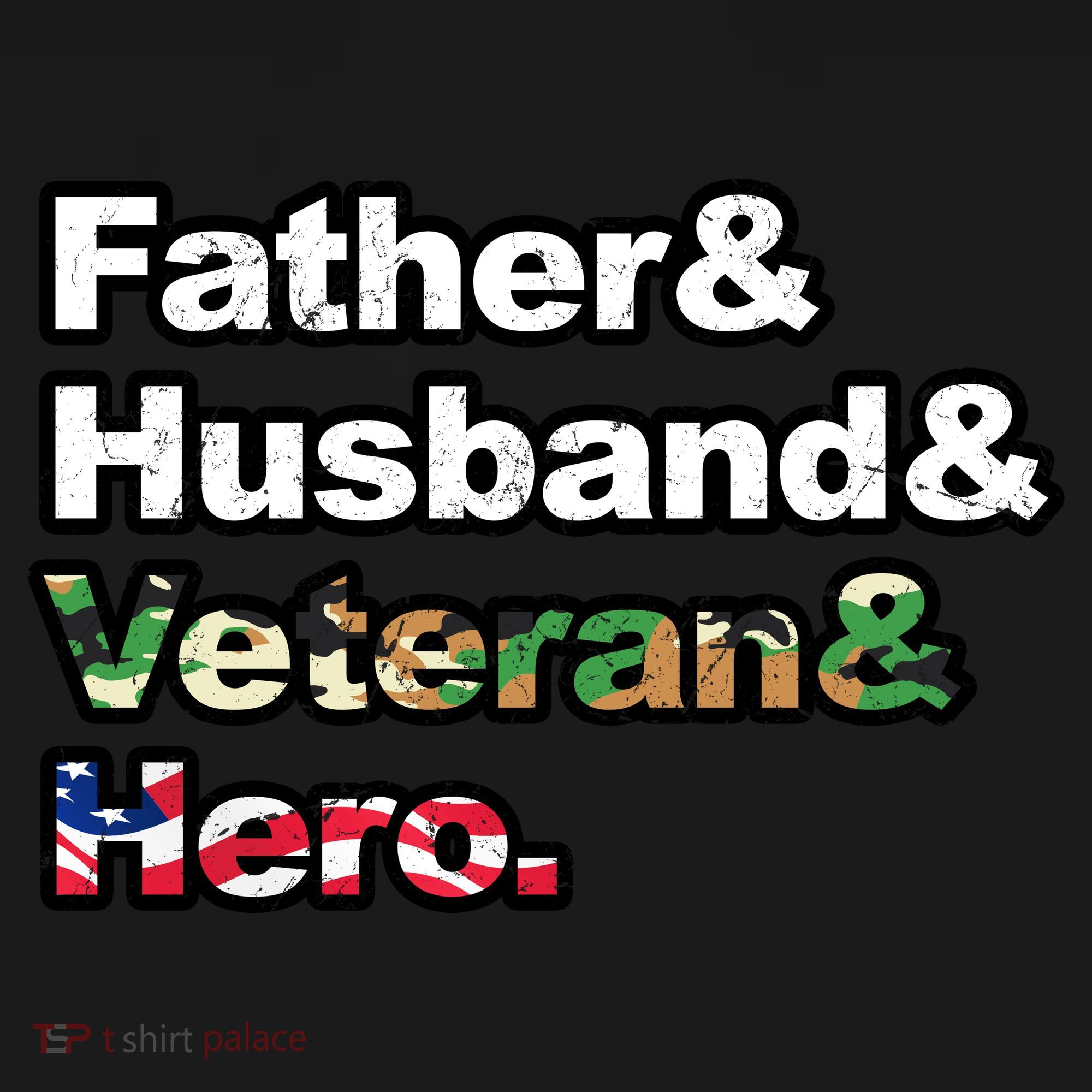 Father Husband Veteran Hero Sweatshirt