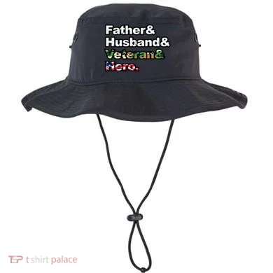 Father Husband Veteran Hero Bucket Hat