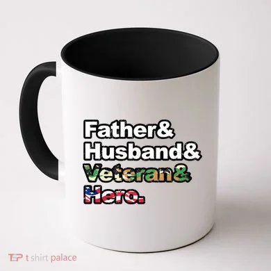 Father Husband Veteran Hero Coffee Mug
