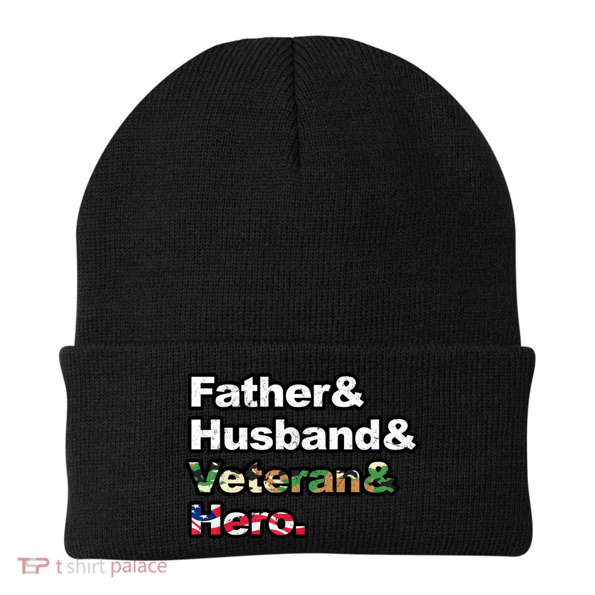 Father Husband Veteran Hero Beanie