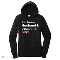 Father Husband Veteran Hero Women's Hoodie thumb 0