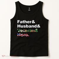 Father Husband Veteran Hero Tank Top thumb 2