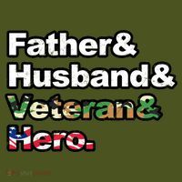 Father Husband Veteran Hero Backpack thumb 2