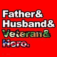Father Husband Veteran Hero Santa Hat thumb 1