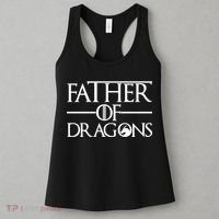 Father Of Dragons Funny Fathers Day Women's Tank Top thumb 3