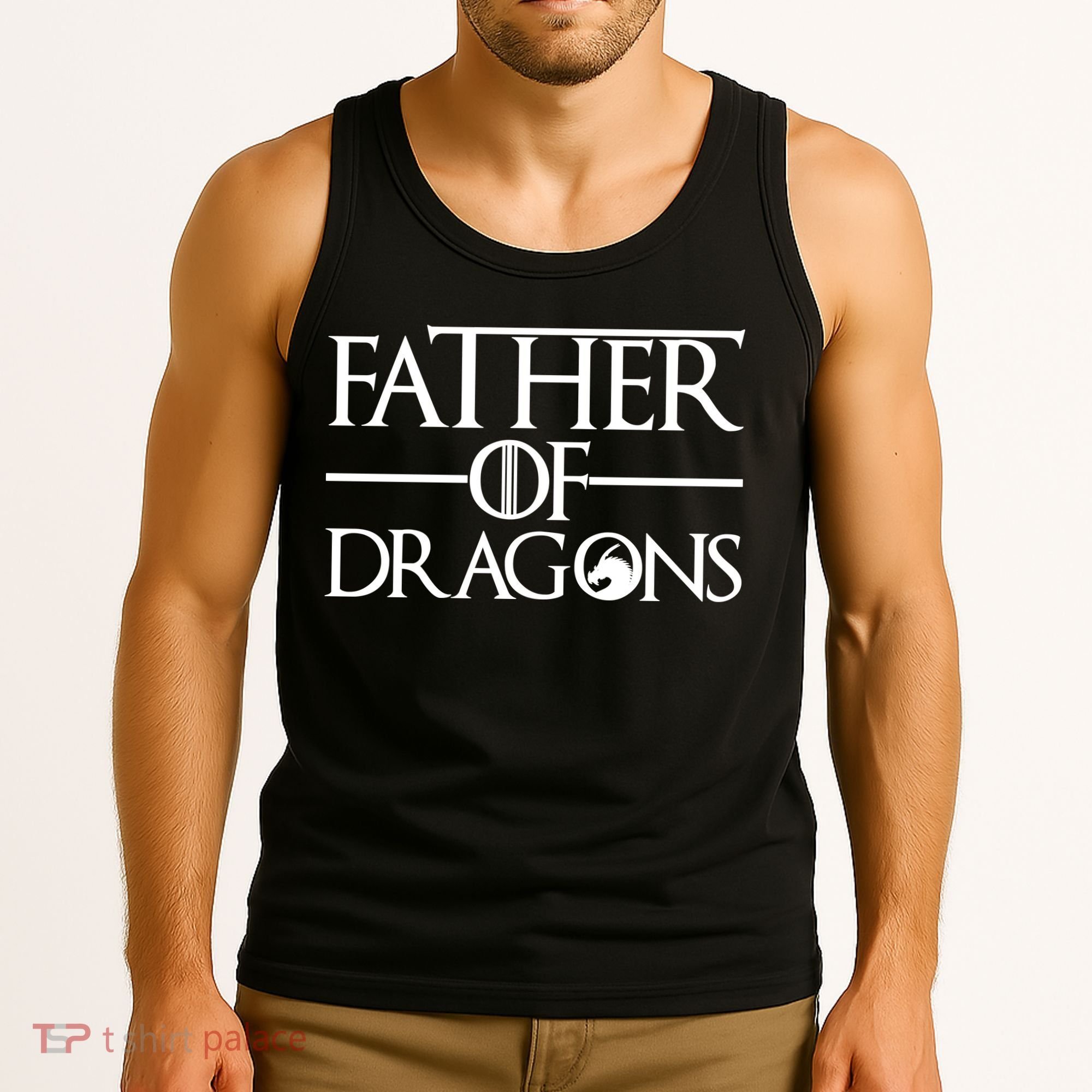 Father Of Dragons Funny Fathers Day Tank Top