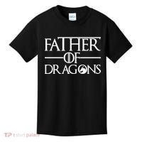 Father Of Dragons Funny Fathers Day Kids T-Shirt thumb 0