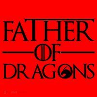Father Of Dragons Funny Fathers Day Santa Hat thumb 1