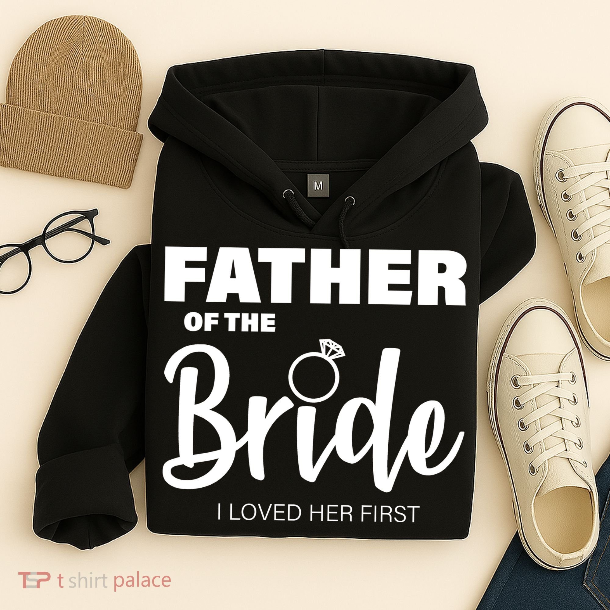 Father Of The Bride I Loved Her First Hoodie