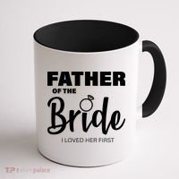 Father Of The Bride I Loved Her First Coffee Mug thumb 1