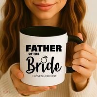 Father Of The Bride I Loved Her First Coffee Mug thumb 3