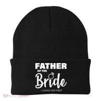 Father Of The Bride I Loved Her First Beanie thumb 0